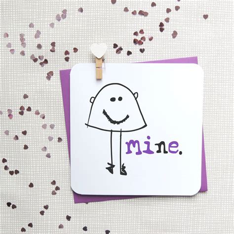 Funny Mine Anniversary Greeting Card By Parsy Card Co