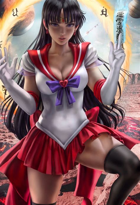 Sailor Mars Hino Rei Image By Artsbycarlos Zerochan Anime Image Board