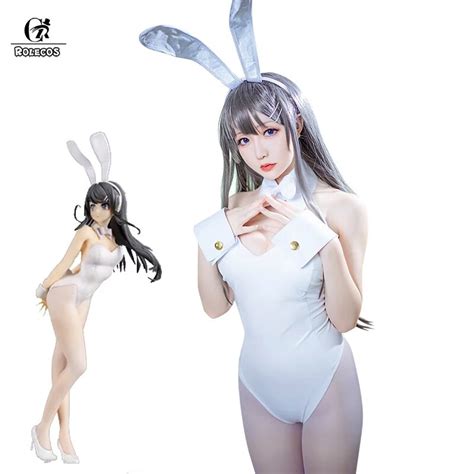 price history and review on rolecos bunny girl cosplay costume sakurajima mai cosplay sexy costume
