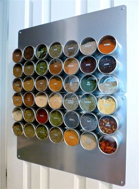 75 Favourite Wall Mounted Magnetic Spice Rack Bude Kitchen