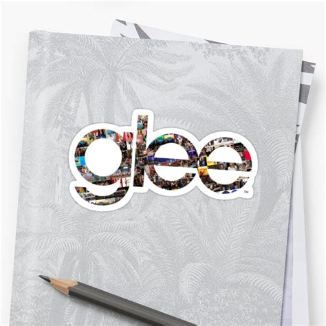 Glee Logo Sticker By Iregale Redbubble