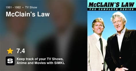 Mcclains Law Tv Series 1981 1982