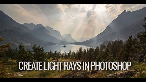 How To Create Light Rays In Photoshop YouTube