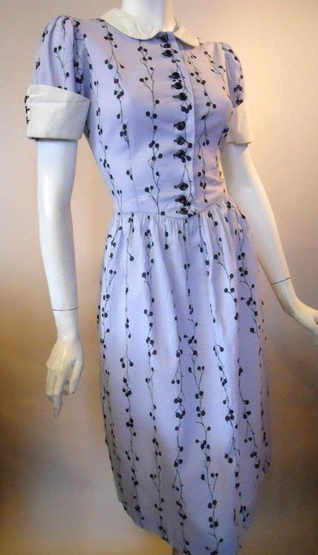 Dorotheas Closet Vintage Dress 40s Dress Vintage House Dress Adorable