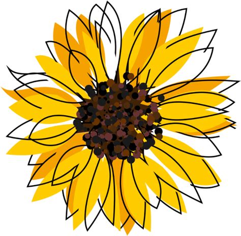 Sunflower Network Clipart Full Size Clipart 5350620 Pinclipart