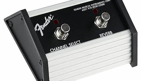 Fender 2-Button Channel/Reverb Footswitch | Reverb
