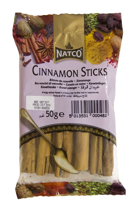 Cinnamon Sticks 50g Natco Foods Shop