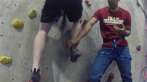 How To Side Climb For Adaptive Climbing Youtube