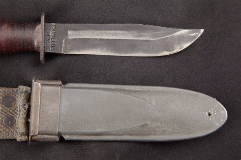 Wwii Usn Us Navy Mark I Mki Knife And Nord 4723 Bm Co Scabbard