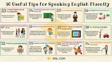how to speak english fluently 50 simple tips 7esl speak english fluently speaking