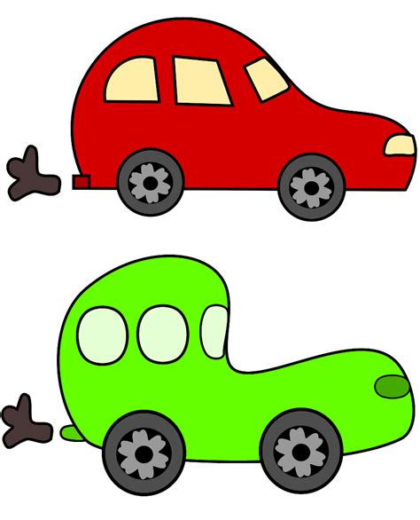 Vector Image Of Cartoon Cars Public Domain Vectors
