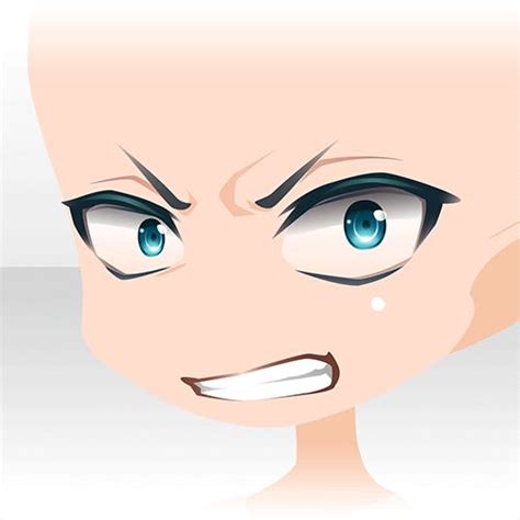 The Gallery For Angry Anime Face Chibi
