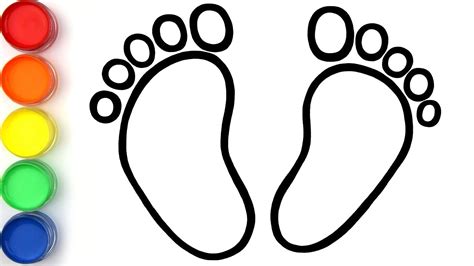 Baby Feet Drawing Free Download On Clipartmag