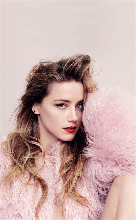 Download Wallpaper 950x1534 Beautiful Actress Amber Heard Blue Eyes
