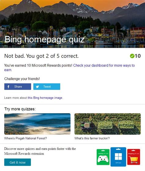 Take The Bing Homepage Quiz Challenge Alaska Day