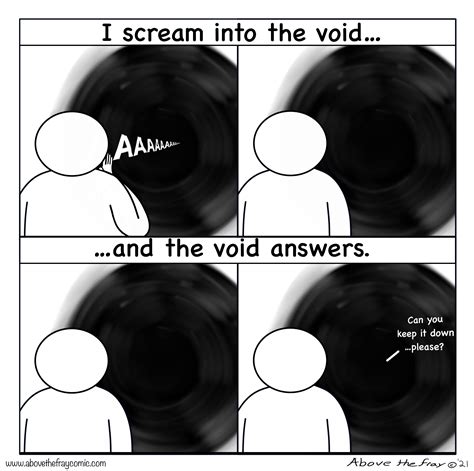 This Started As “i Void Into The Void” But It Got Too Weird Even For My Taste Comics