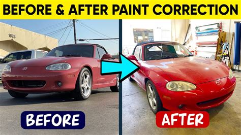 Before And After Paint Correction Auto Detailing Transformation Youtube