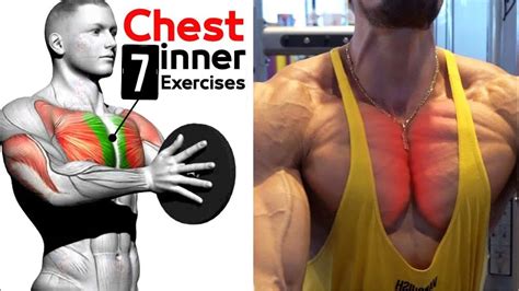 Best 7 Exercises Inner Chest Youtube