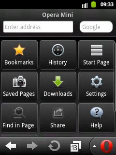 You are downloading an older apk version of opera mini. Opera Mini for Samsung Galaxy and other Android Phones