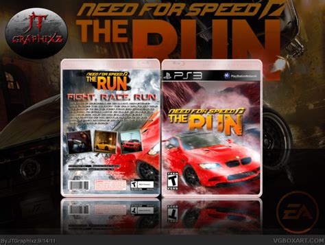 Need For Speed The Run Playstation 3 Box Art Cover By Jtgraphixz