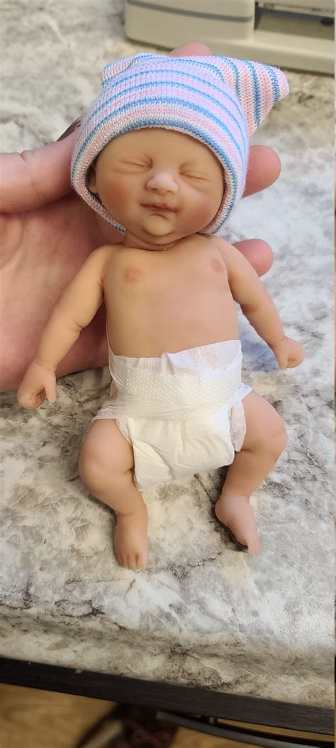 Made In Usa Micro Preemie Full Body Silicone Baby Doll Jamie
