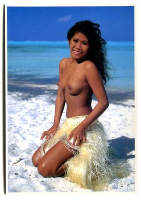 Ss Vintage Nude South Seas Pinup Girl Hawaiian Island Polynesian Postcard Antique Price