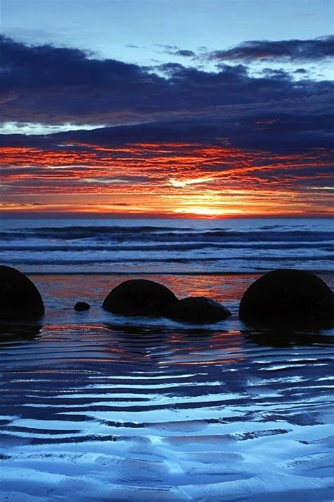 Fondos De Pantalla Moeraki Boulders Koekohe Beach Otago Nueva