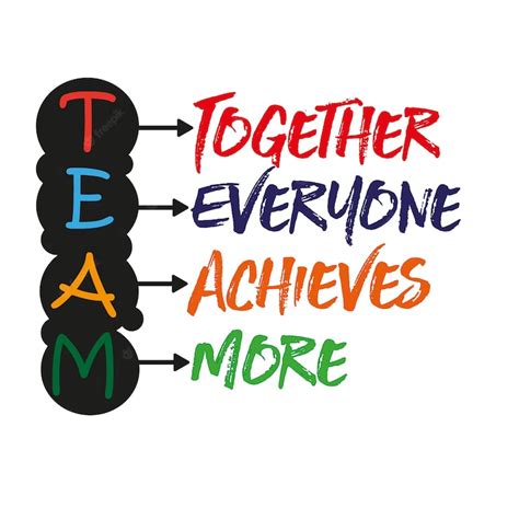 Premium Vector Defining Teams And Teamwork Together Everyone