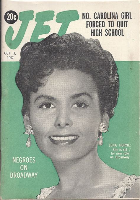 Oct 3 1957 Jet Magazine Vol12 22 Lena Horne Jet Magazine Lena