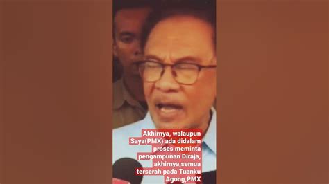 Anwar Ibrahim Pmx Ada Didalam Proses Pengampunan Najib Razak Namun