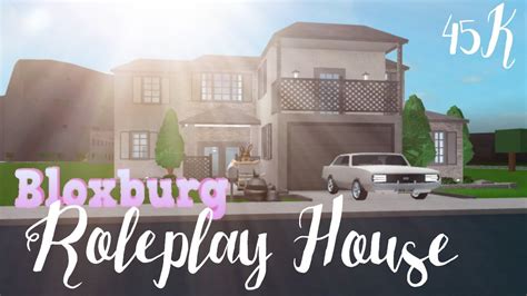Bloxburg Roleplay House 45k Youtube