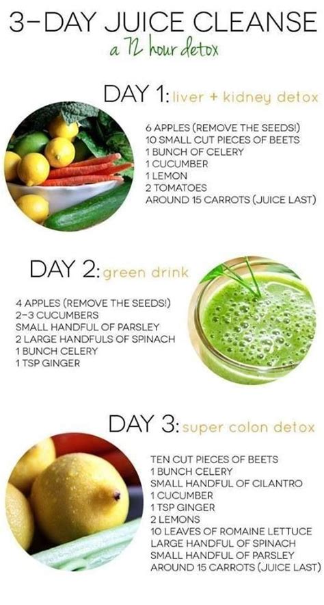 72 Hour Detox Juice With Images Juicing Recipes Healthy Drinks
