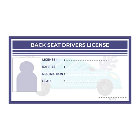 6 Best Images Of Drivers License Printable Template Kids Drivers