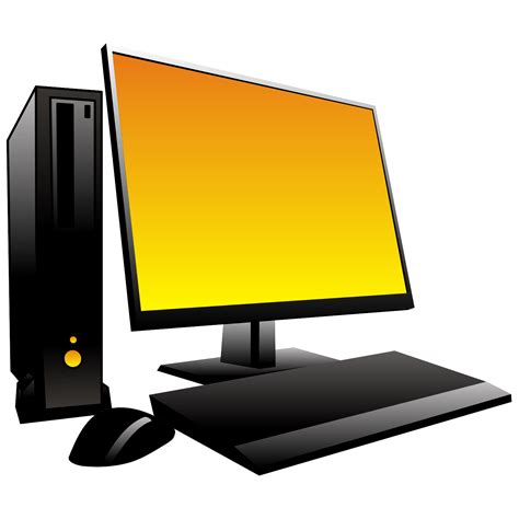 Vector For Free Use Desktop Computer Icon Clipart Best Clipart Best