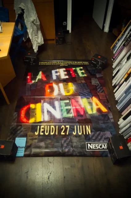French Fest Of Cinema 4x6 Ft Shelter Original Vintage Advertising