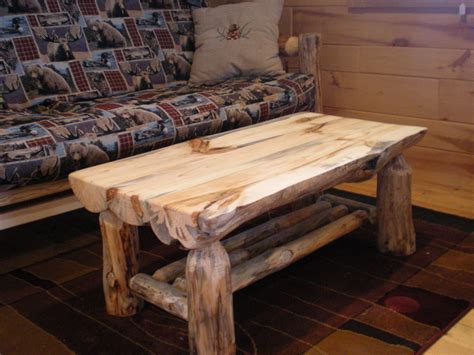Log Furniture Coffee Tables