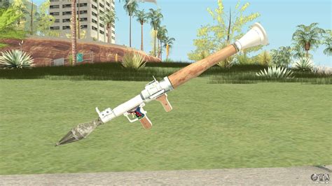 Rocket Launcher White Para Gta San Andreas