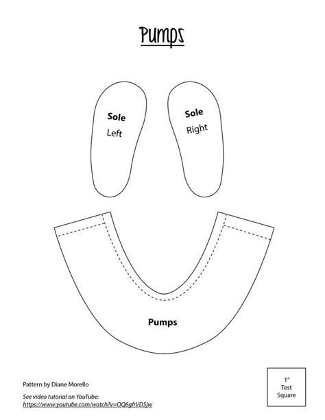 18 Inch Doll Shoe Patterns Free Printable

