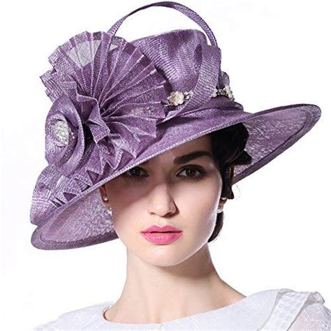 Junes Young Women Ladies Hats Fascinators For Church Derby Hat Wedding