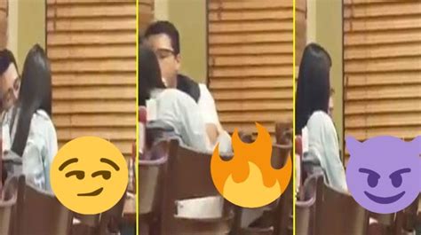 ¡no Se Aguantó Mujer Masturba A Su Pareja En Pleno Restaurante Video