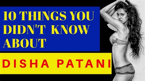 top 10 facts about disha patani you didn t know youtube