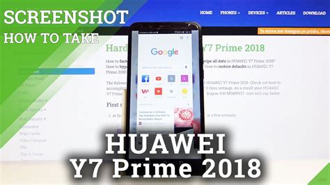 How To Make Screenshot In Huawei Y7 Prime 2018 Use Screenshot Option