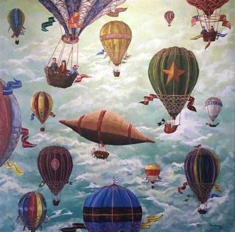 American Balloons Painting By Peter Tumblety Fine Art America
