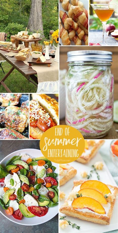 This easy dinner party setup is beautiful and full of and what better way than with a late summer dinner party? End of Summer Entertaining | Summer dinner party menu ...