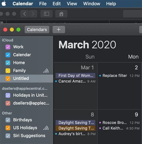 How To Create A New Calendar And Schedule An Event On A Mac