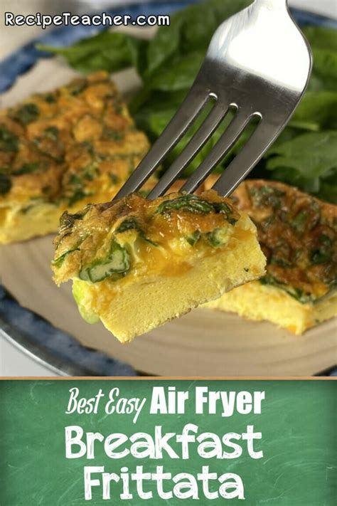 Easy Air Fryer Breakfast Frittata Recipe Air Fryer Recipes Healthy