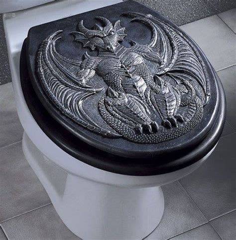 Ten Amazing and Unusual Toilet Seats You Can Buy Right Now Toalety Wystrój Smoki