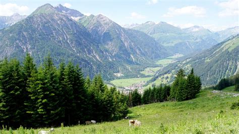 The Lech Valley In Tyrol Austria Stock Image Image Of Lechtal Alps