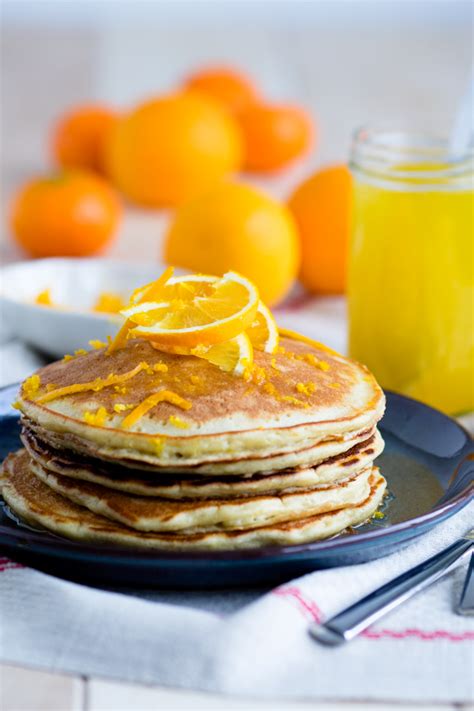 Orange And Ricotta Pancakes With Orange Syrup The Worktop