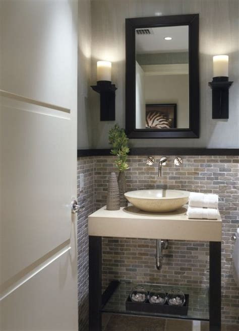 This is true of all bathrooms, but half baths in particular need an efficient design, since they're traditionally the smallest bathrooms in the house. Modern Half Bath | The Half Bath | Pinterest | Powder ...
